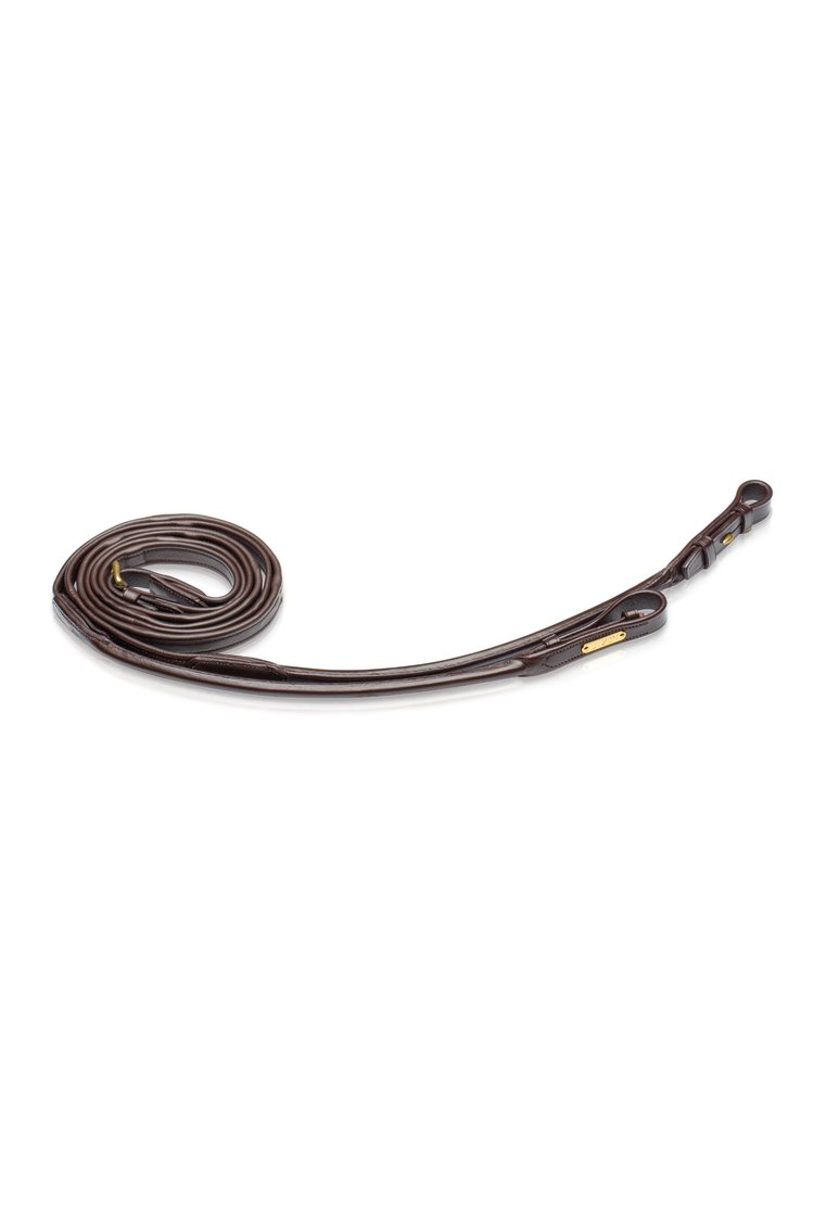 Padded leather reins