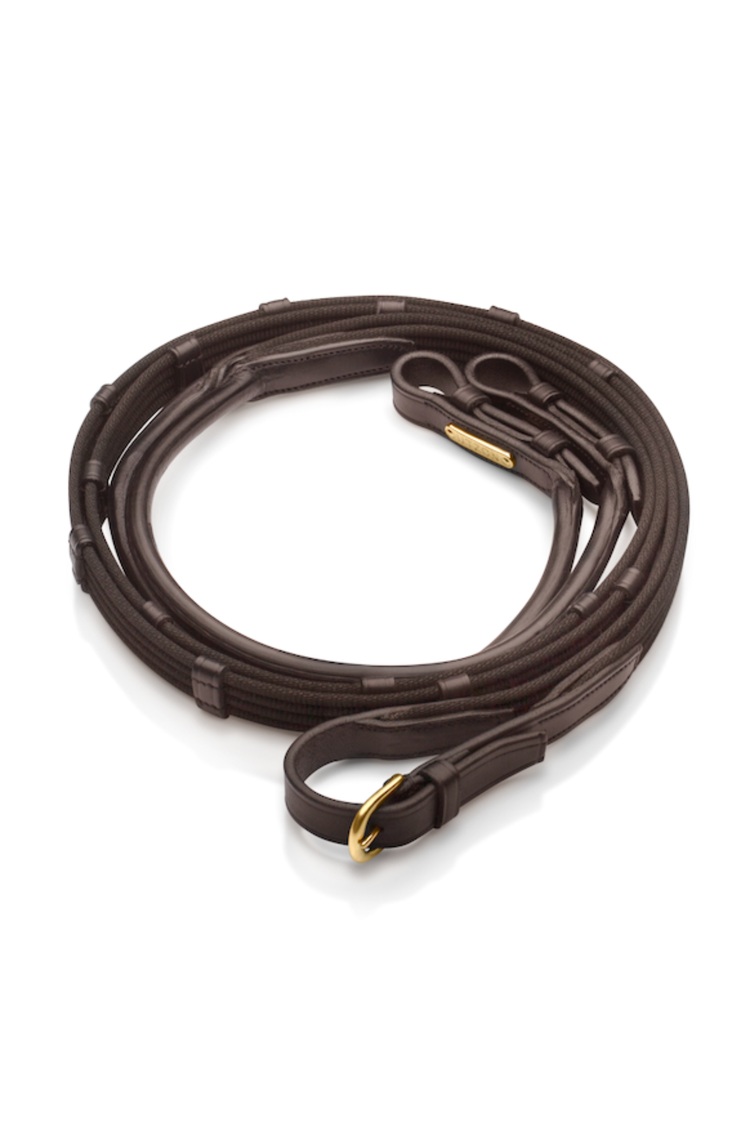 Rolled reins with web